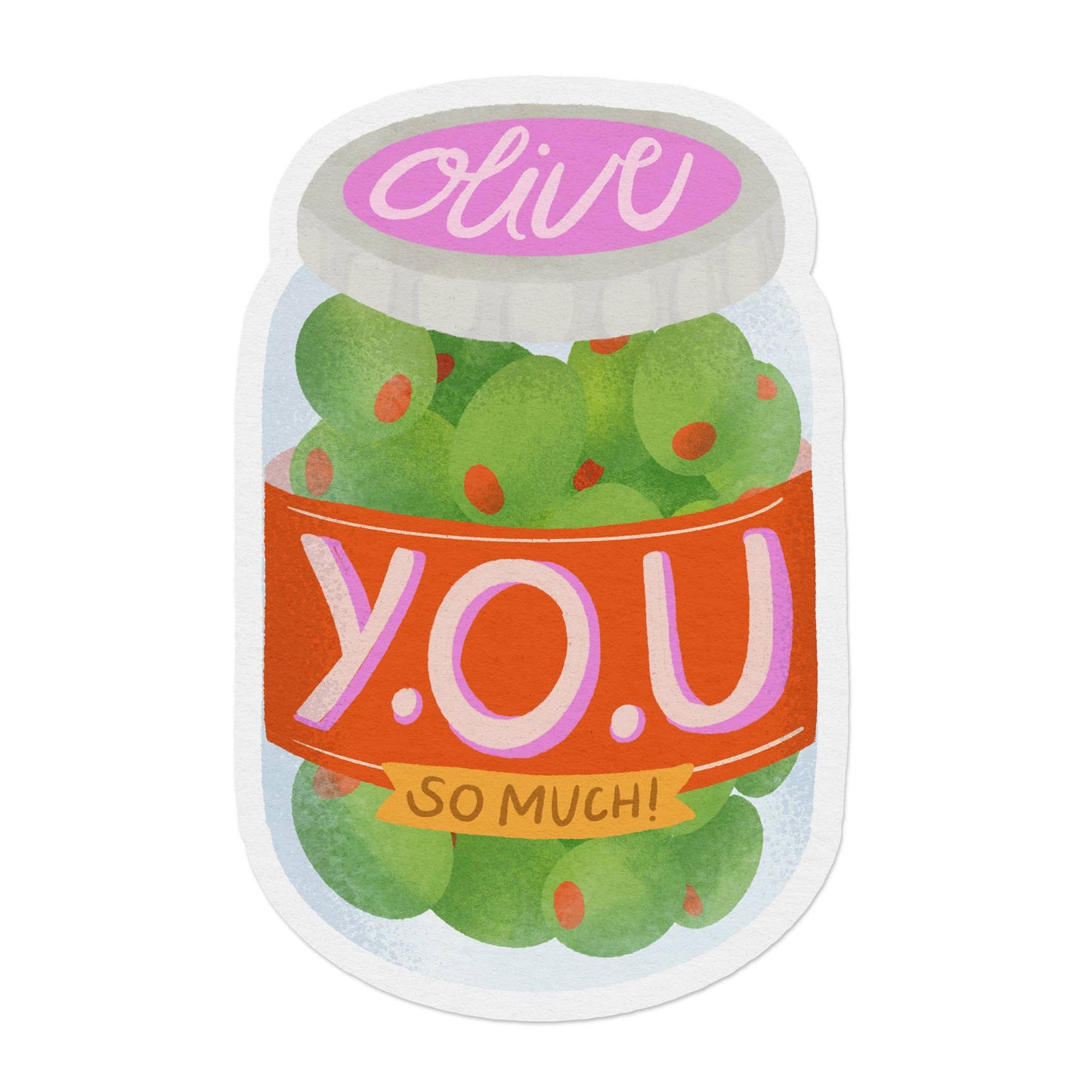 Olive You Vinyl Sticker