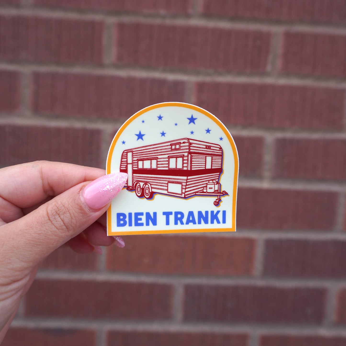 Bien Tranki RV Vinyl Sticker