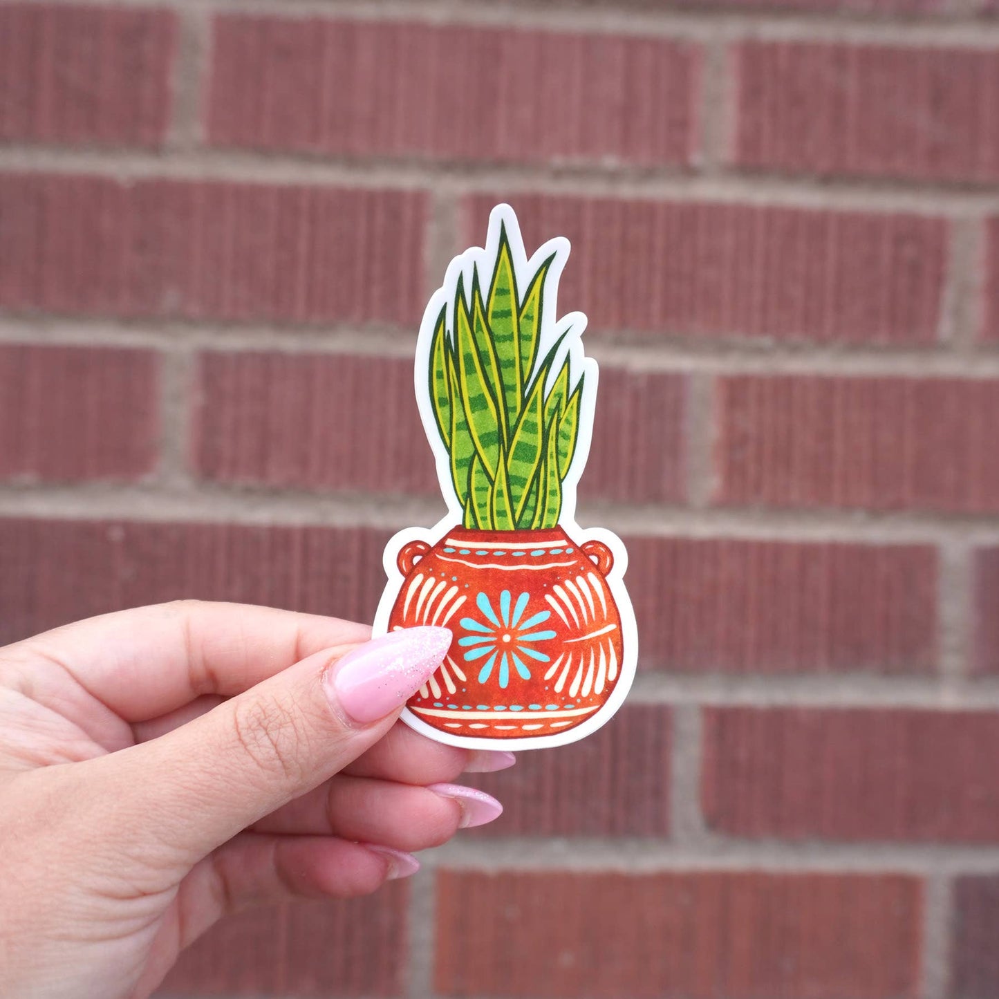Snake Plant Vinyl Sticker