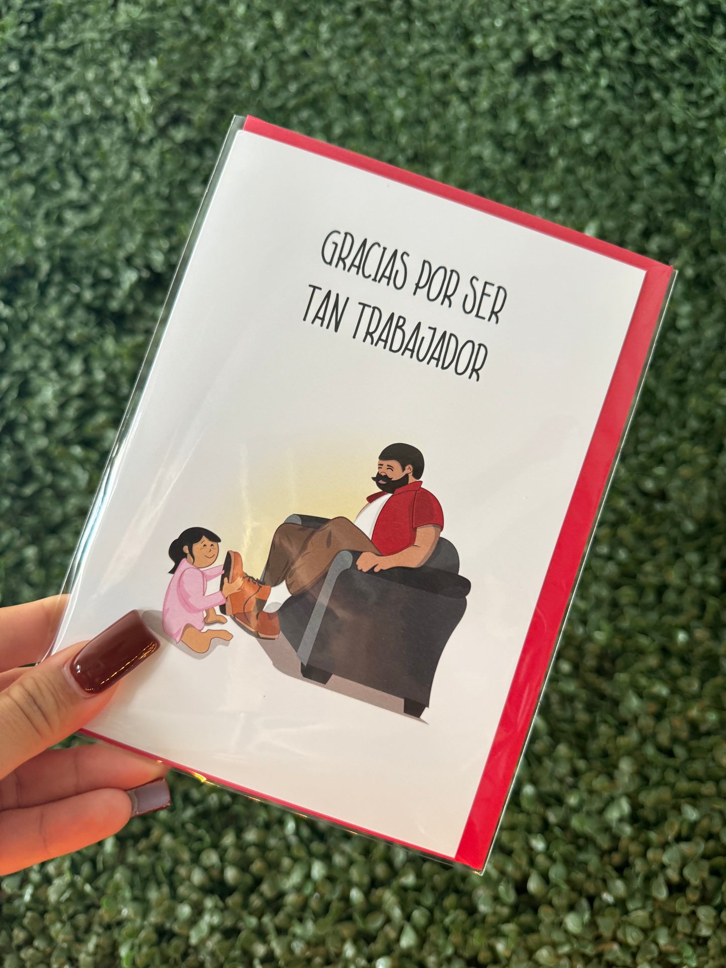 Gracias Por Ser Tan Trabajador - Greeting Card