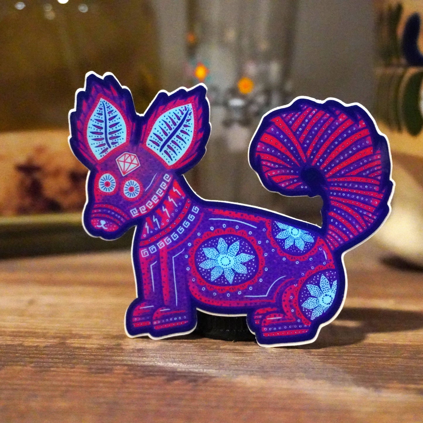 Diamond Alebrije Mexican Vinyl Sticker