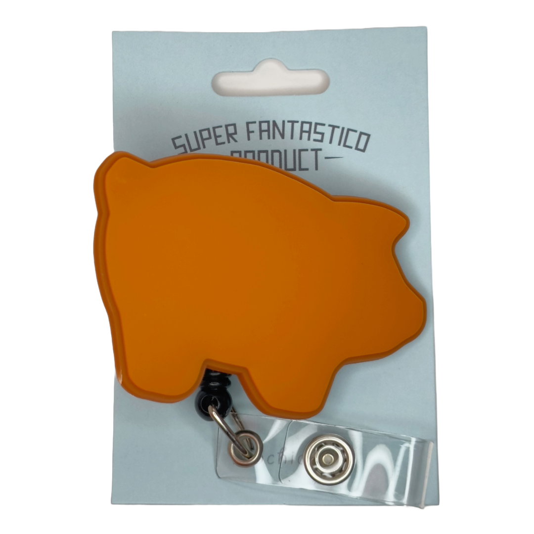 Pan Dulce Concha Rubber Badge Reels – Cute & Functional for Work or School!