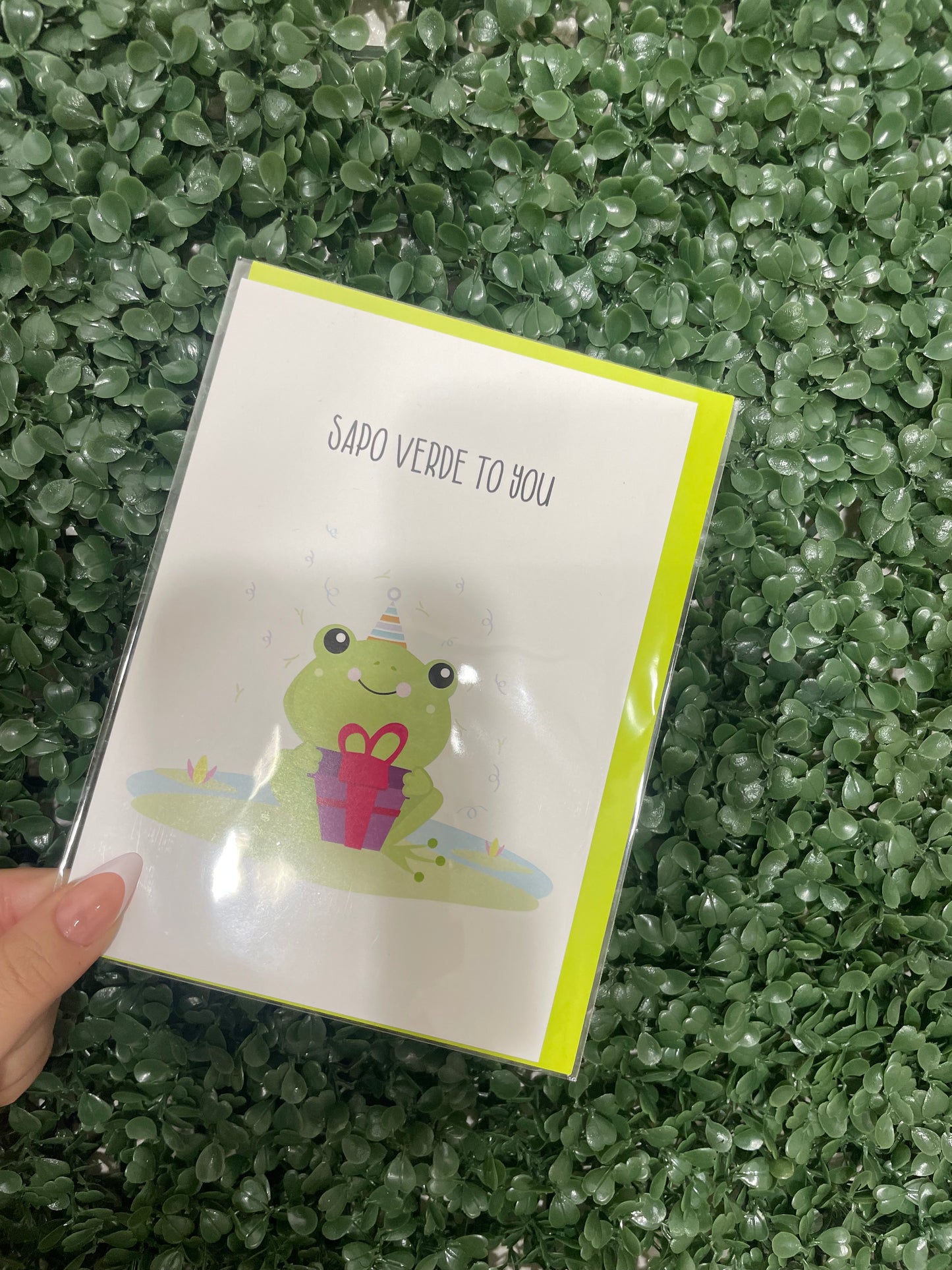 Sapo Verde To You - Greeting Card