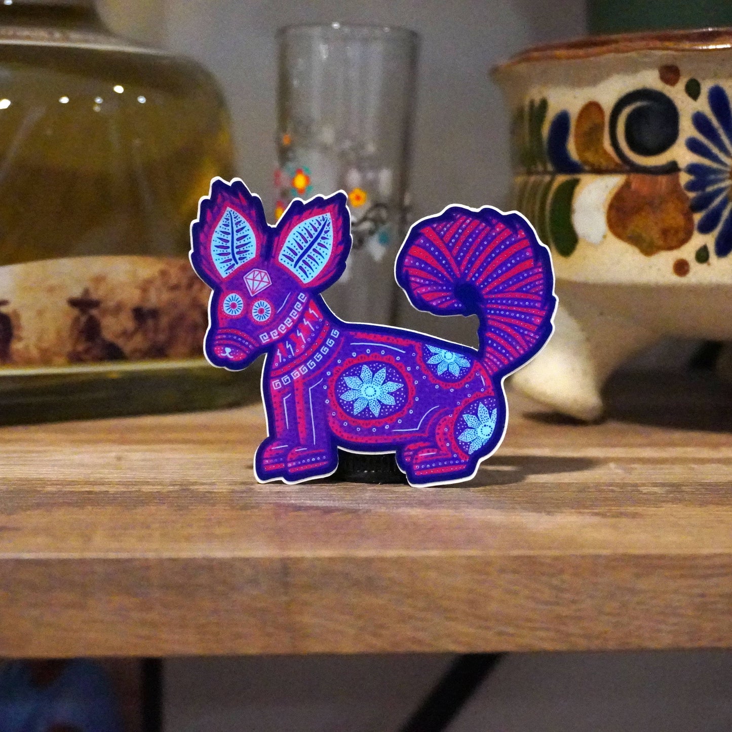 Diamond Alebrije Mexican Vinyl Sticker