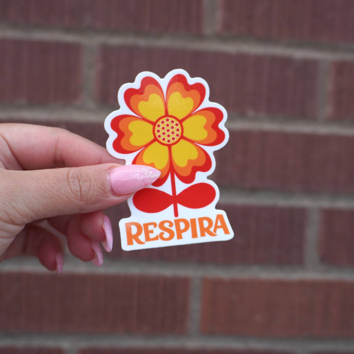 Respira Retro Mexican Sticker