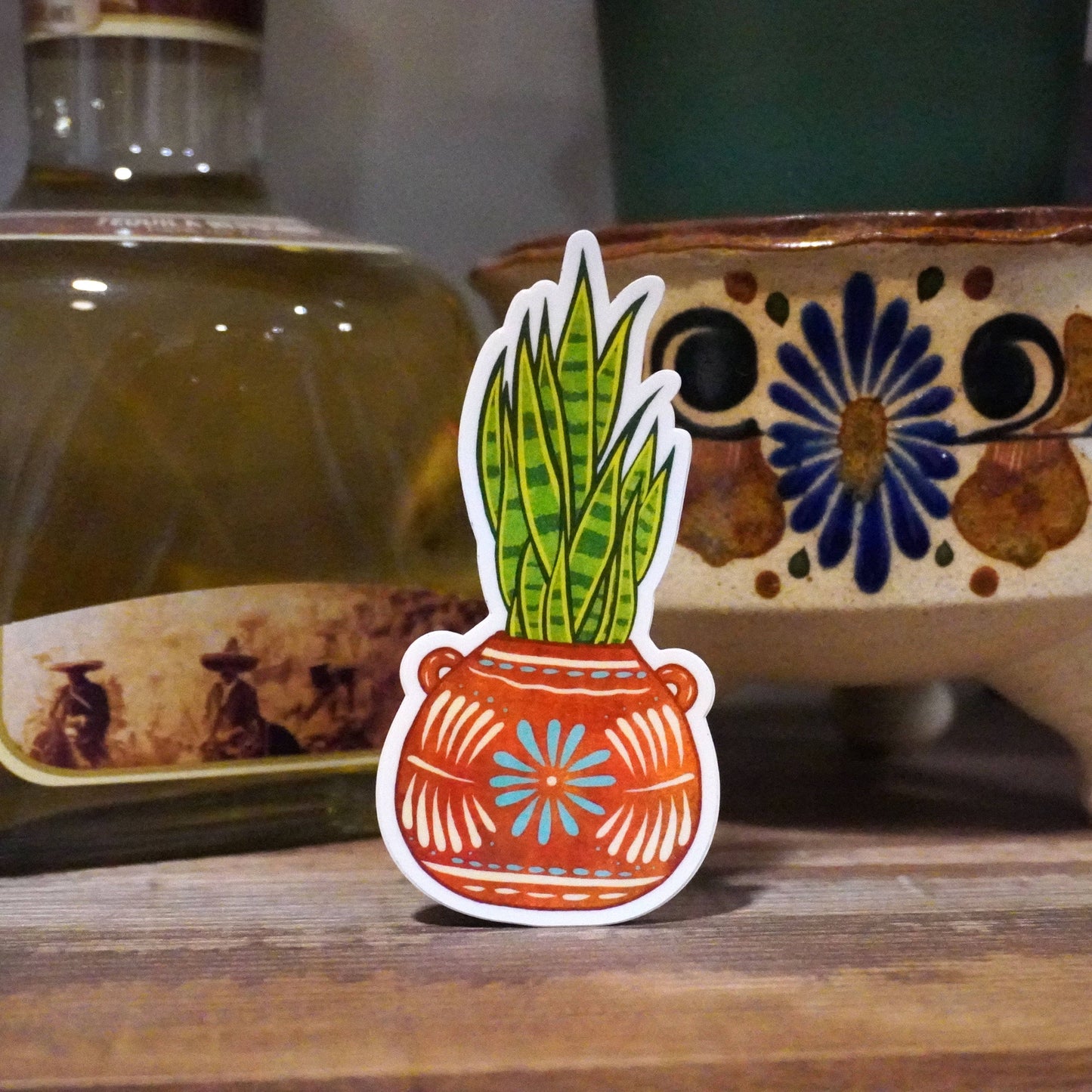 Snake Plant Vinyl Sticker