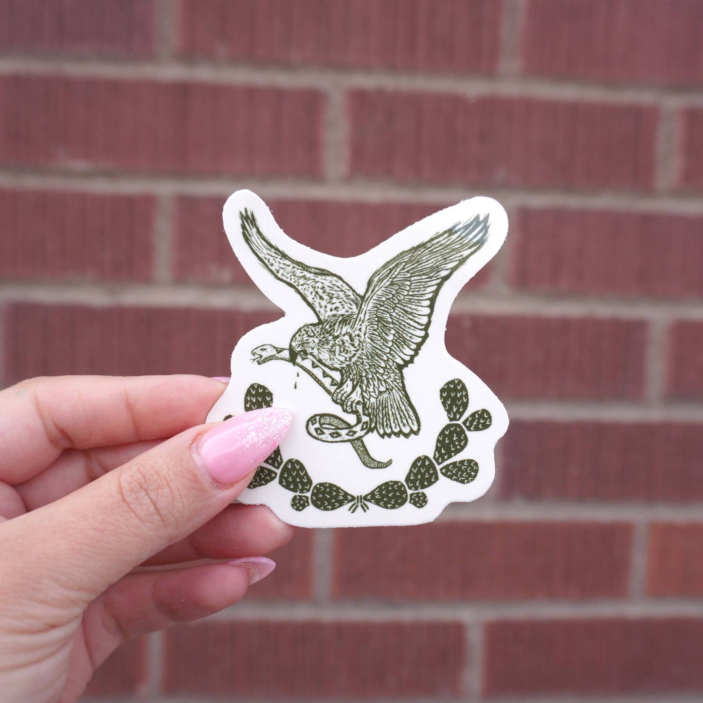 Mexican Eagle Vinyl Sticker