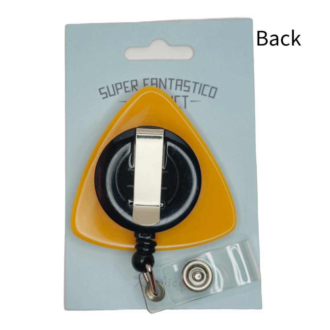 Pan Dulce Concha Rubber Badge Reels – Cute & Functional for Work or School!
