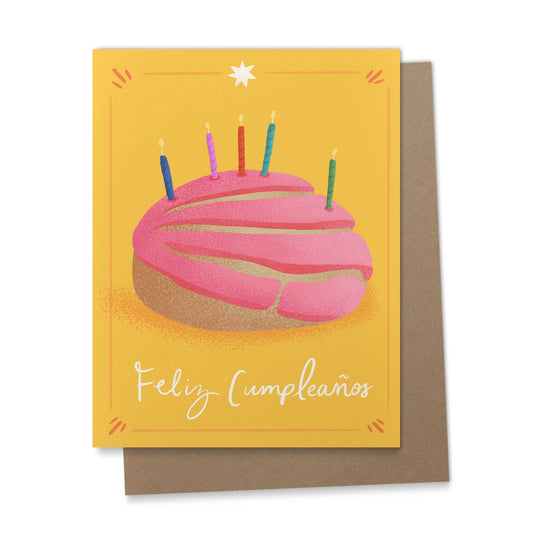 Feliz Cumpleanos Concha Spanish Birthday Greeting Card